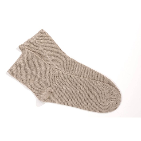 Megztos lininės kojinės Moda